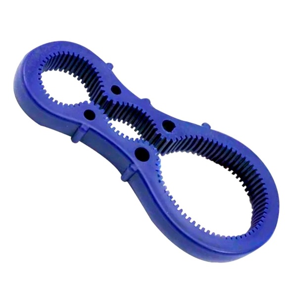 VTG MULTI BOTTLE JAR OPENER CLOSER BLUE TWIST EASE OPEN GRIPPER KITCHEN TOOL 7” - Picture 1 of 7